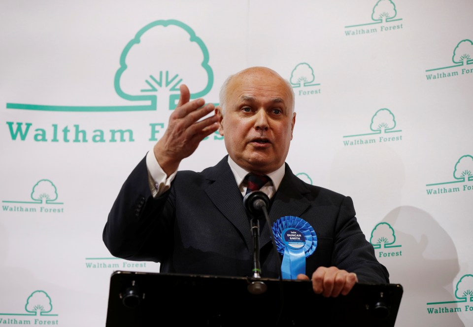  Ex-Tory boss Iain Duncan Smith blasted the comments