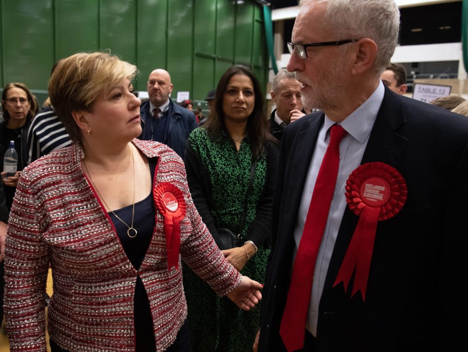  Corbyn pictured with Emily Thornberry, who is the Labour MP for South Islington and Finsbury