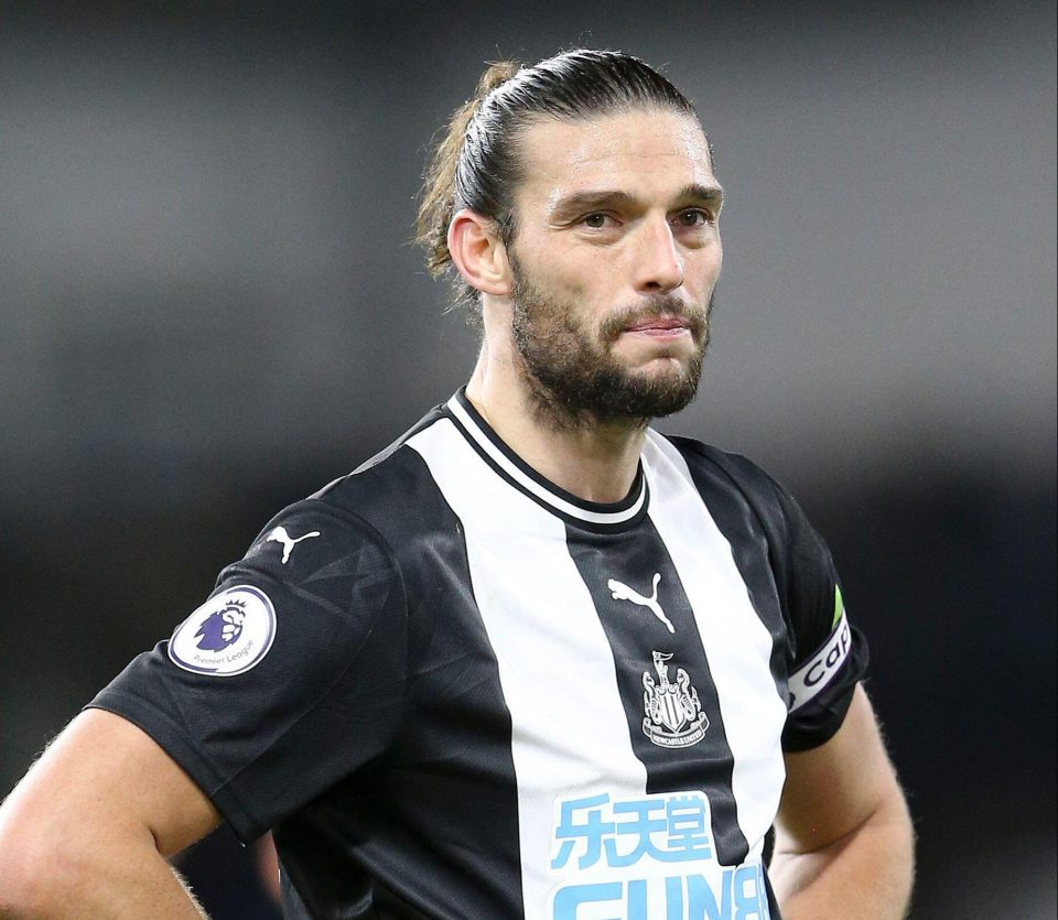  Andy Carroll is now back at boyhood club Newcastle