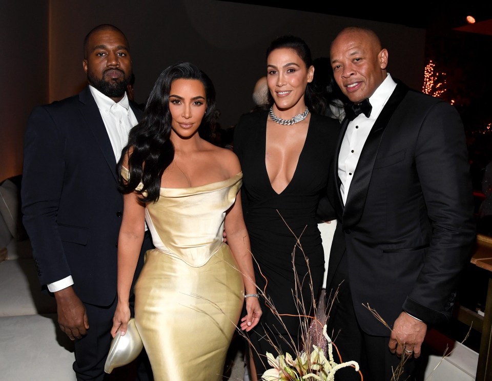 Kim Kardashian joined Kanye in the lavish event