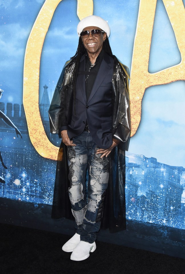 Music producer Nile Rodgers was also present at the premiere