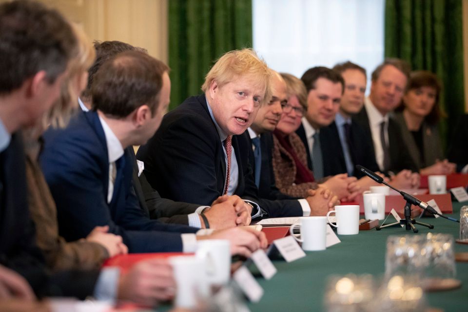  Boris told his Cabinet they must work 24 hours a day to deliver for the people