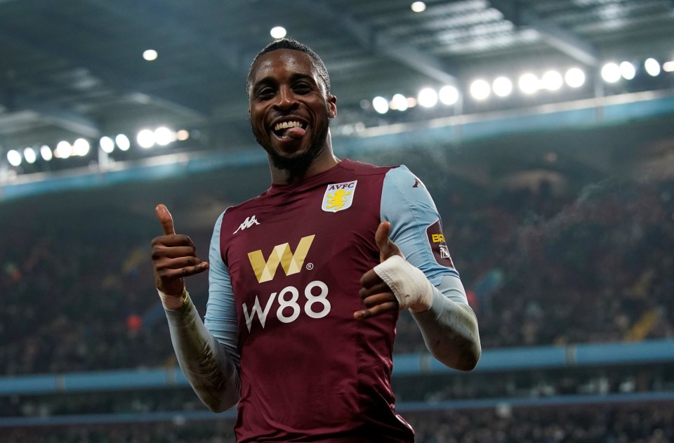  Jonathan Kodjia had a great game for Villa