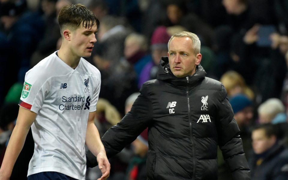  Liverpool's youngsters suffered a heavy defeat to Aston Villa in the Carabao Cup