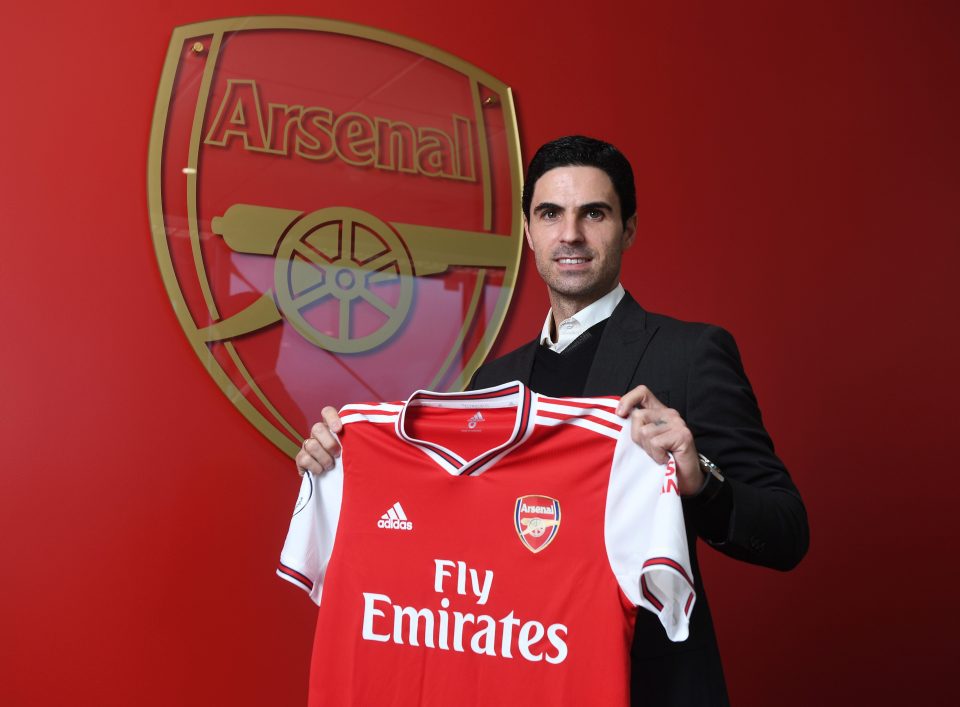  Mikel Arteta has been appointed new Arsenal manager