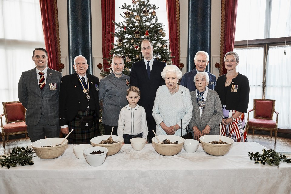  The royals invited Royal Legion veterans to the tradition 