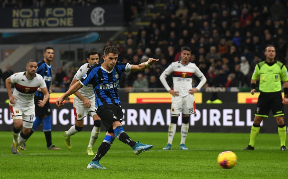 The 17-year-old made no mistake, firing into the bottom corner past the Genoa goalkeeper