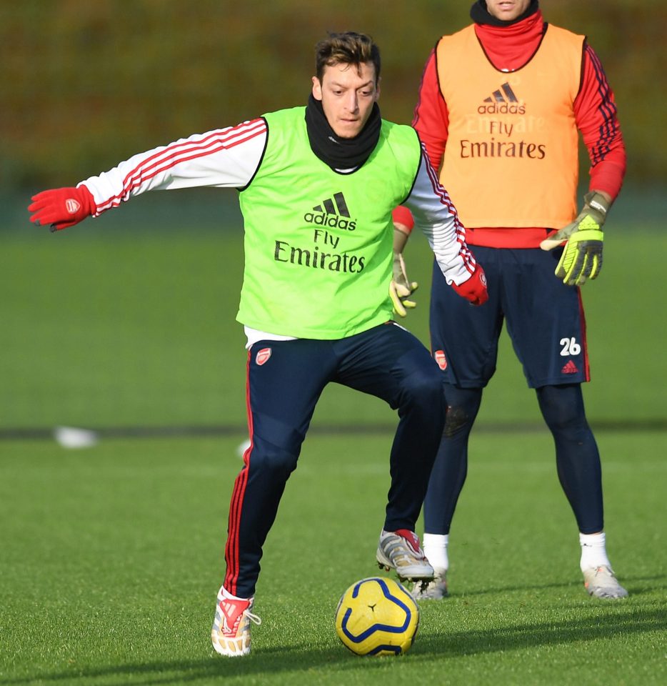  Mesut Ozil has made eight appearances in the Premier League this season