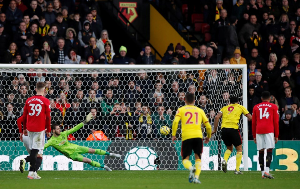 Troy Deeney sealed all three points for Watford with a penalty nine minutes after the break