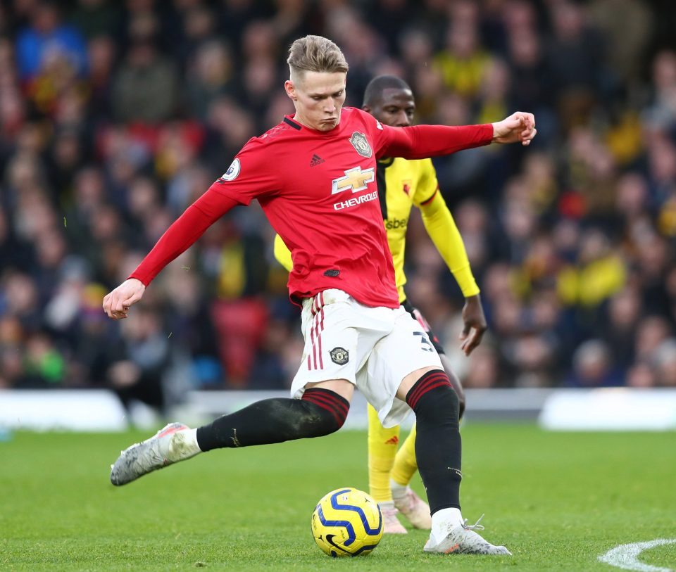 Scott McTominay was the standout player for Manchester United and had their first shot on target