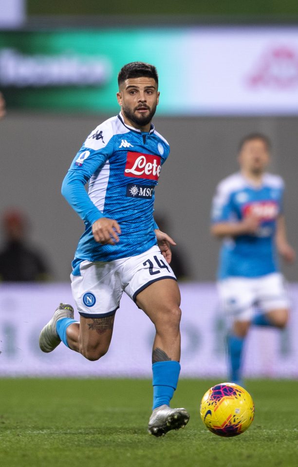  Napoli winger Lorenzo Insigne could be on the move in the January transfer window