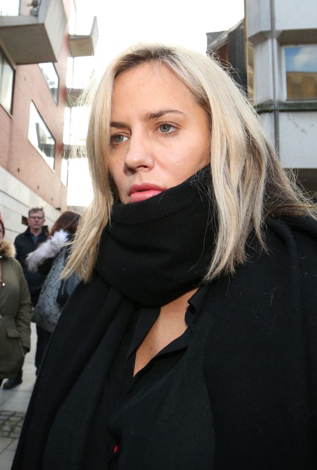  Flack showed no emotion as she left court