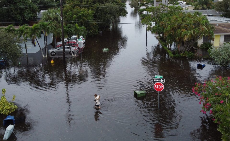  Entire neighborhoods throughout south Florida were submerged underwater