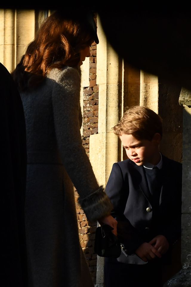  George made his first appearance at the Christmas Day church service in Sandringham, in Norfolk