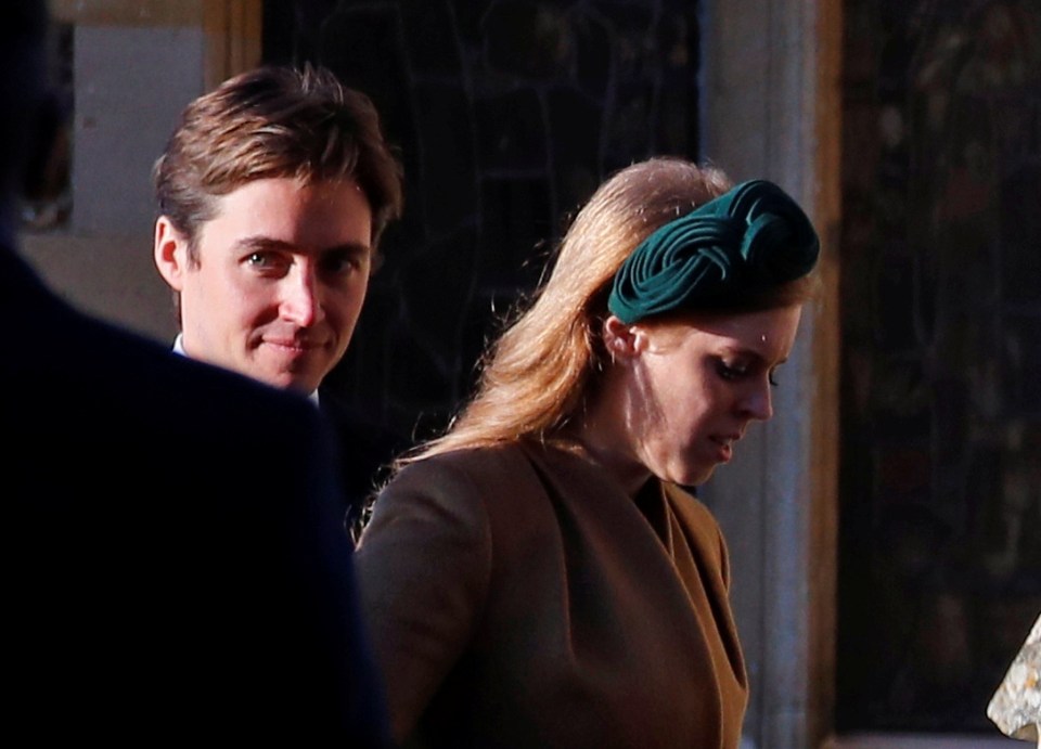  Princess Beatrice, who got engaged this year, was also in attendance