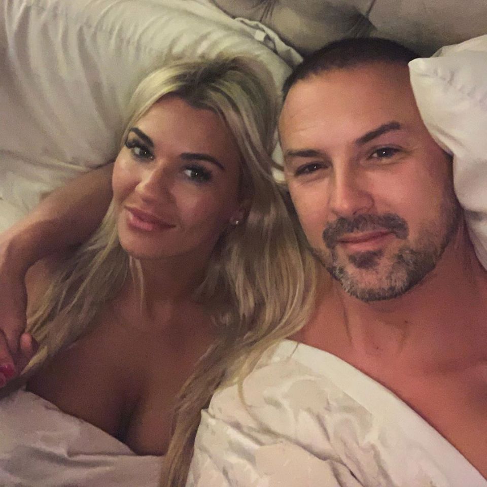  Christine and Paddy share cosy snap in bed together