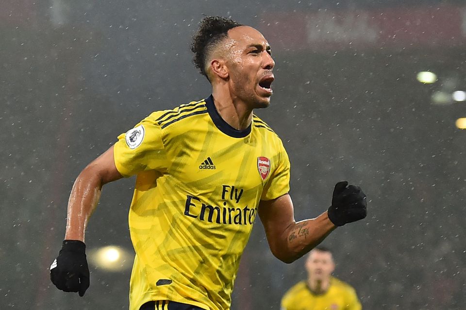  Pierre-Emerick Aubameyang has now scored 12 goals in the Premier League this season