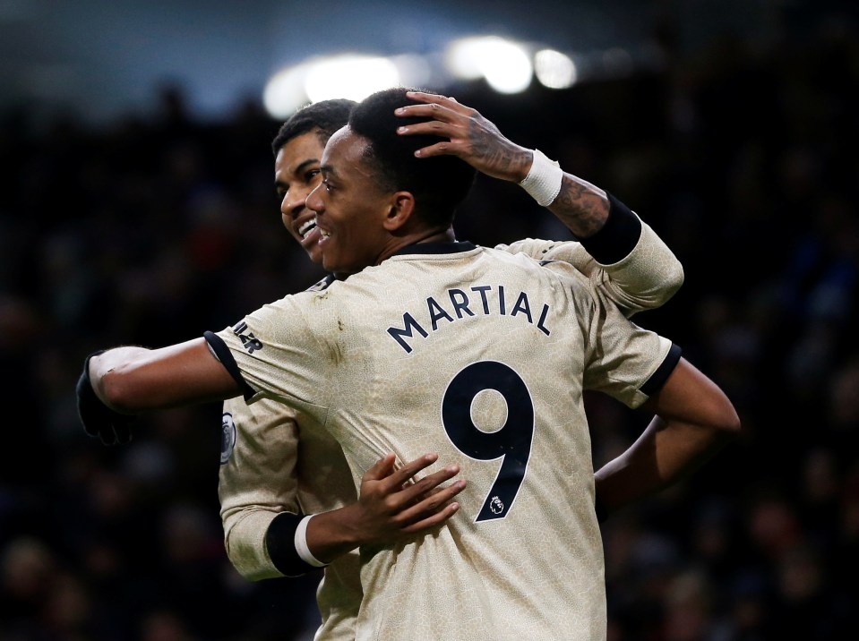  Anthony Martial and Marcus Rashford both got on the score sheet in the recent win against Burnley