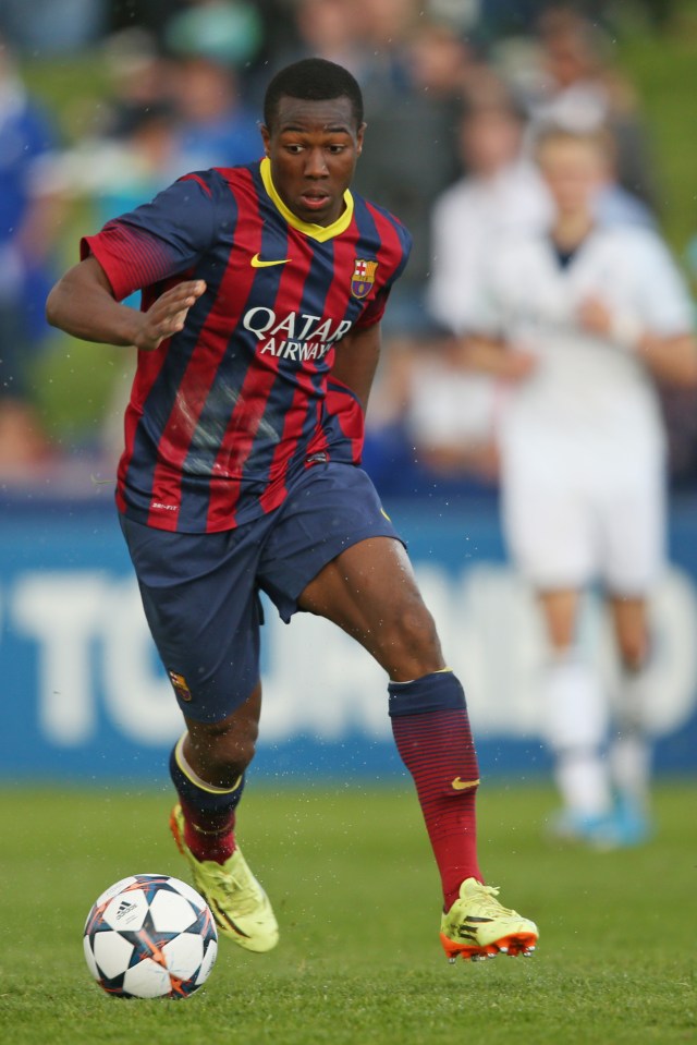 Traore clearly had the potential to pack on muscle when he was at Barca