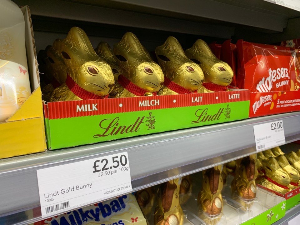 The chocolates treats can be snapped up for as little as 50p in some stores