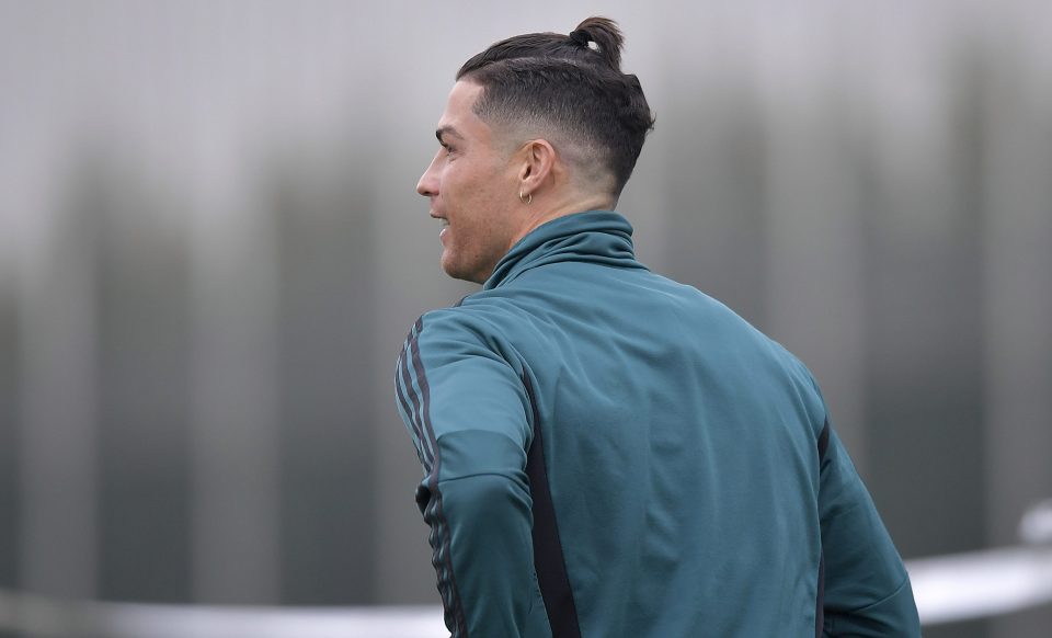  Ronaldo sported a ponytail with his traditional comb over cut a thing of the past