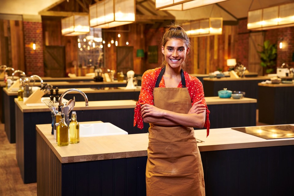 Georgia Salamat, 24, is a model from London and finished as runner-up on Best Home Cook 2020