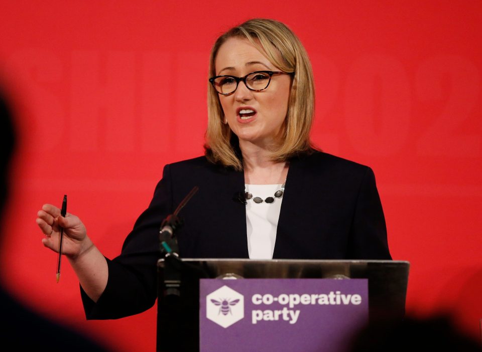  Corbyn chatted with Rebecca Long Bailey about climate change