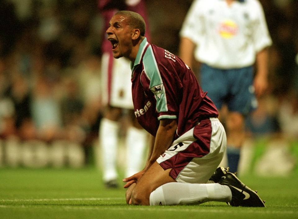  Rio Ferdinand has revealed he had sunk three drinks prior to his West Ham debut