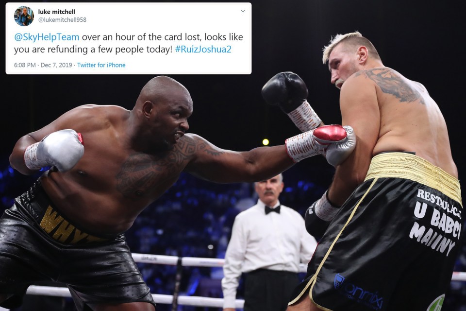  Paying boxing fans are fuming that they could miss the fight