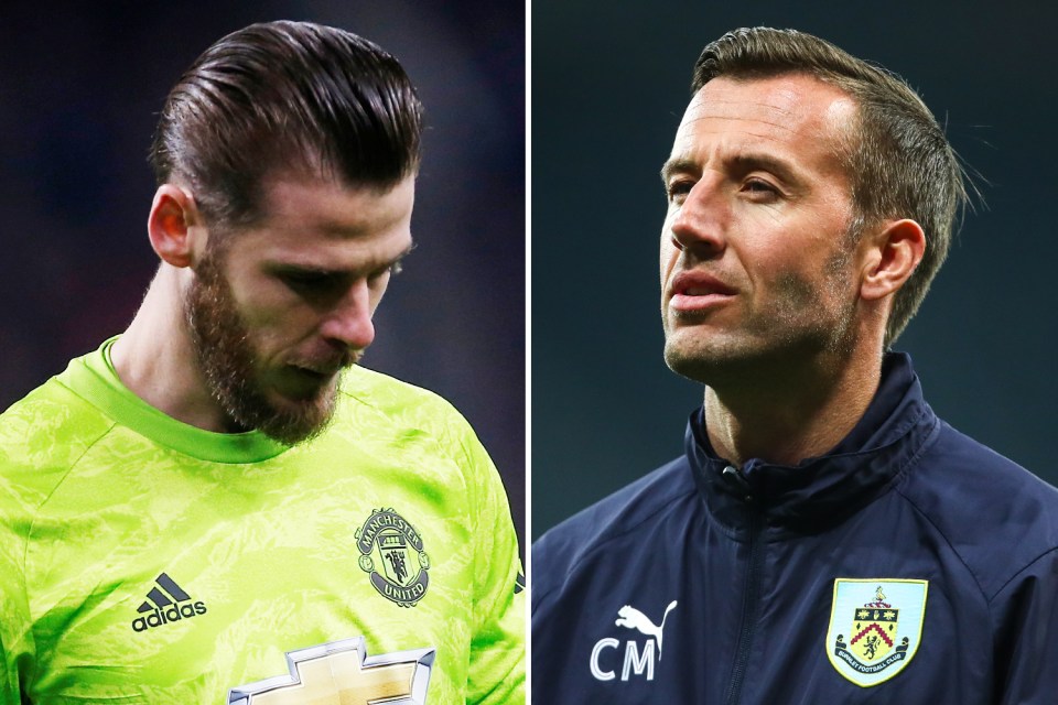  Man Utd have hired Burnley goalkeeping coach Craig Mawson to help struggling David De Gea