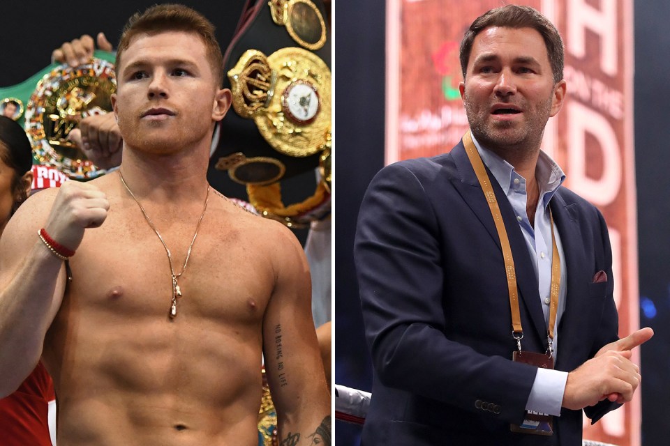  Eddie Hearn admits he would snap up Canelo Alvarez if the boxer became available