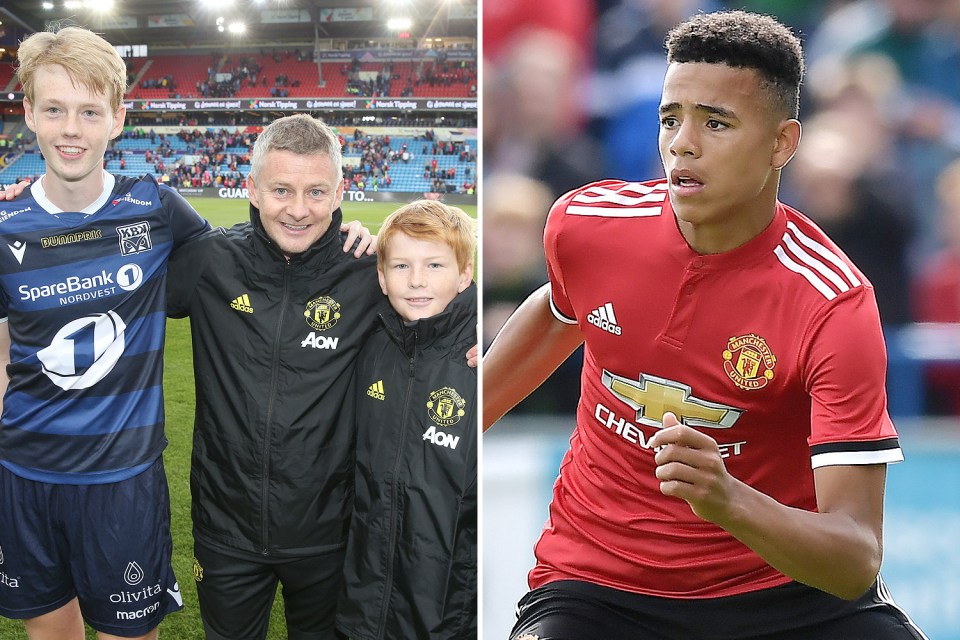  Ole Gunnar Solskjaer revealed he asked a seven-year-old Mason Greenwood for a picture