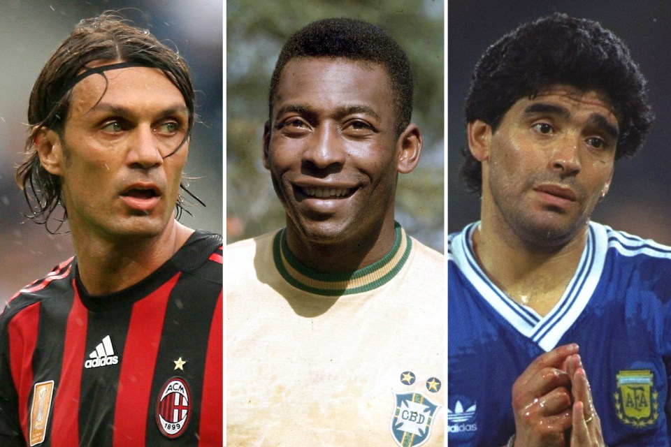  Raiola said 'out of touch' Man Utd would 'run' Maldini, Pele and Maradona