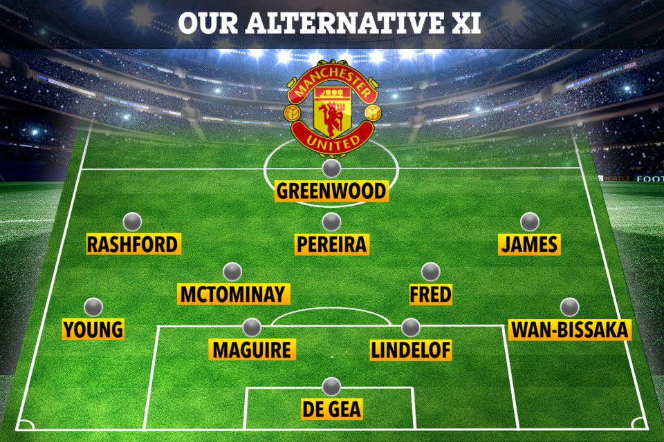  Greenwood could alternatively start up front, with Martial on the bench