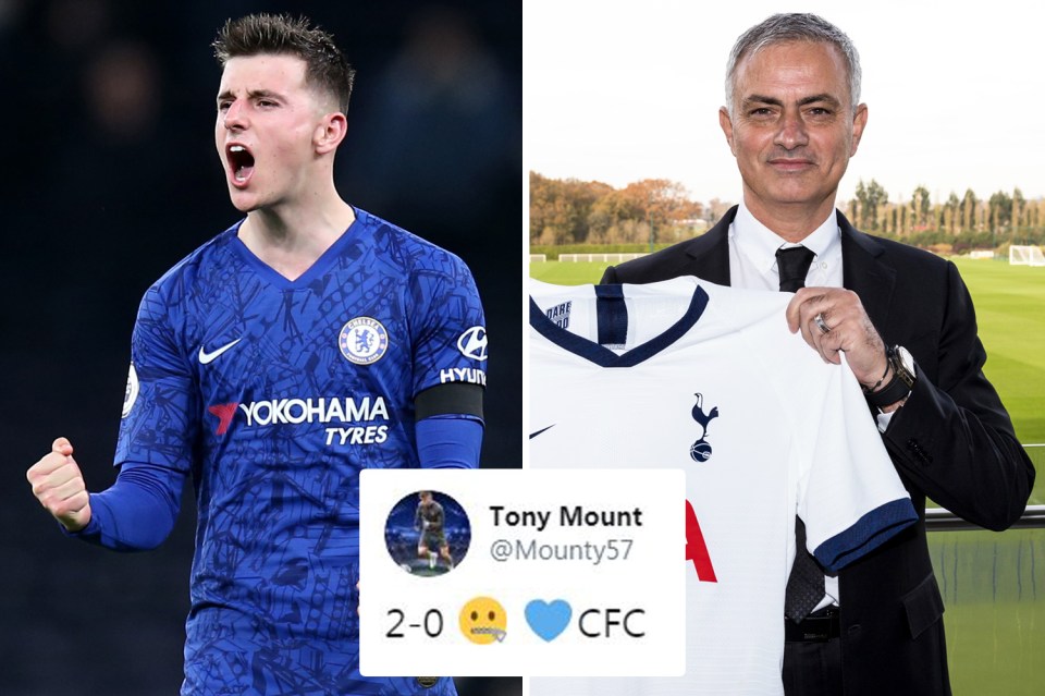  Mason Mount's dad posts cheeky tweet after Chelsea win over Tottenham.