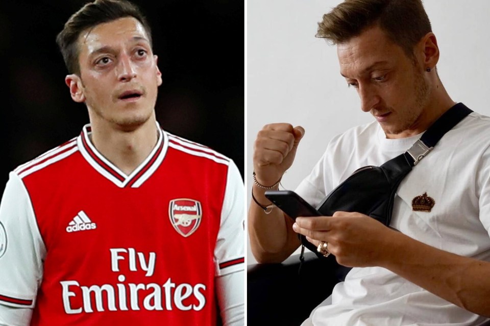  Arsenal have distanced themselves from comments Mesut Ozil made on social media