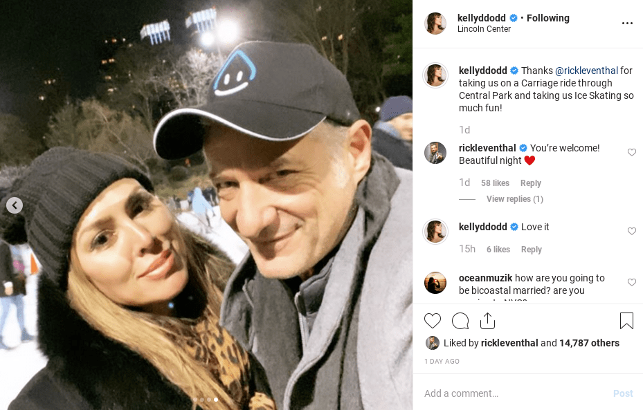  The newly engaged Bravolebrity and her 13-year-old spent the holiday in New York City, where Rick lives