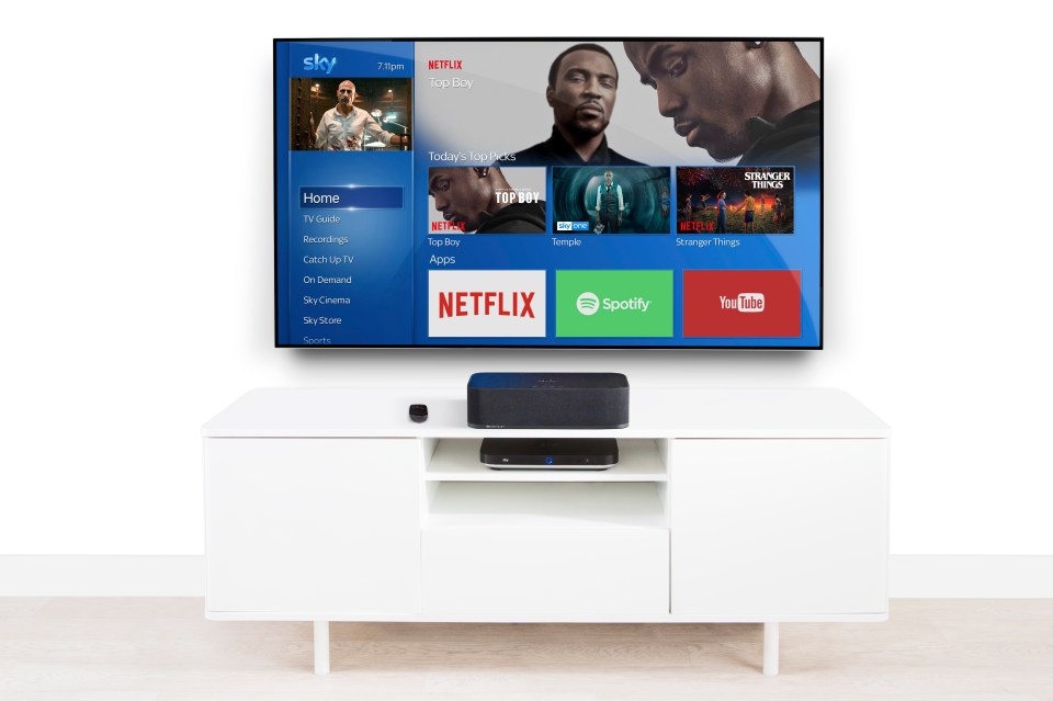 Sky mini boxes allow customers to beam their viewing into other rooms inside the home using the same Sky subscription