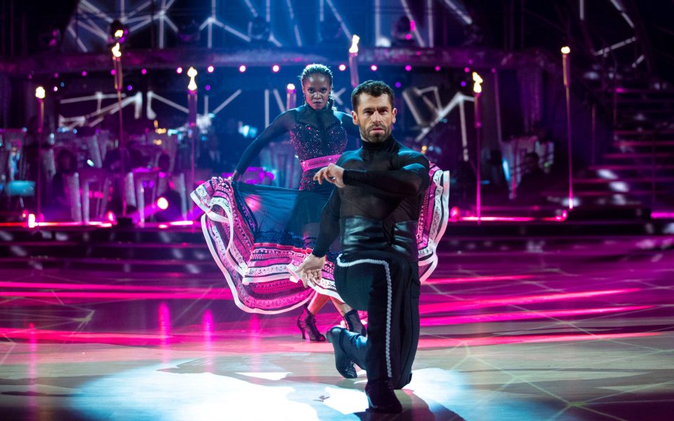  Kelvin's Paso Doble received a perfect ten from Motsie Mabuse