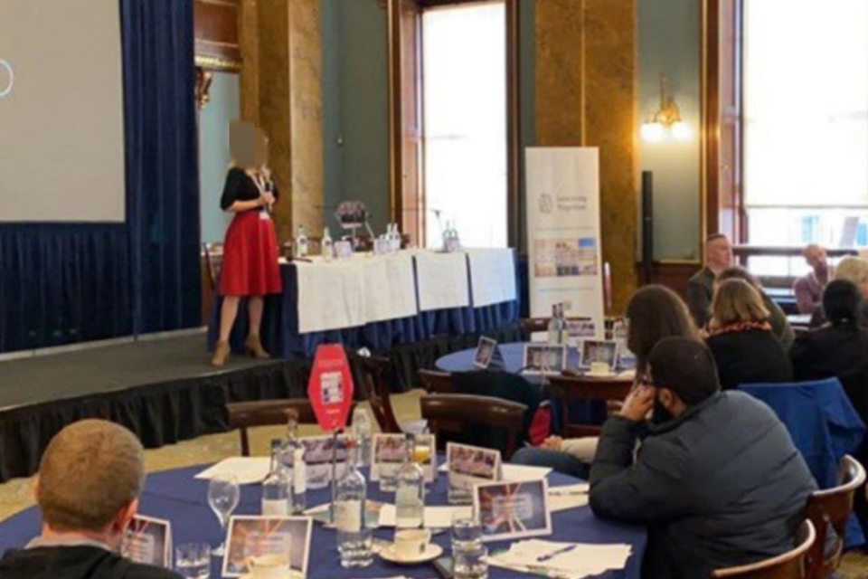  Haunting images show a Learning Together conference underway at Fishmongers' Hall before the violence erupted