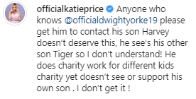  Katie launched an appeal for her ex to get in touch