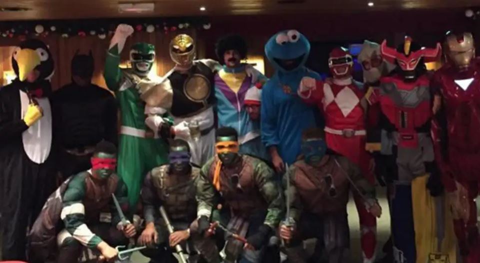  Crystal Palace players went all out for their Christmas party in 2015