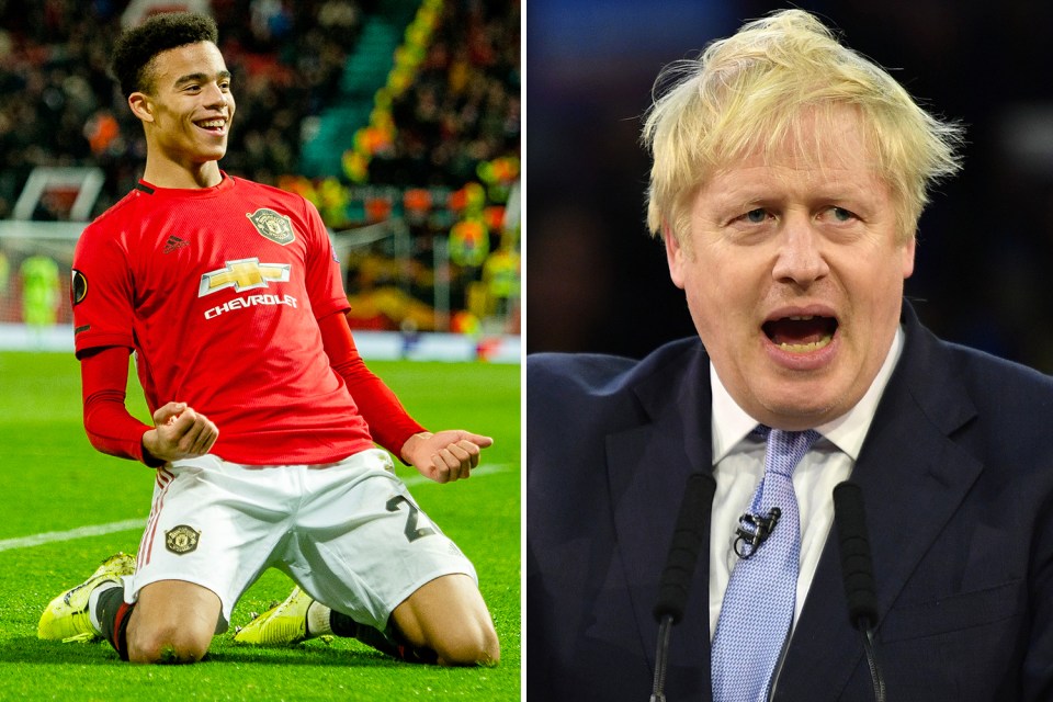  Mason Greenwood scored twice and Boris Johnson looks to have secured a big win of his own