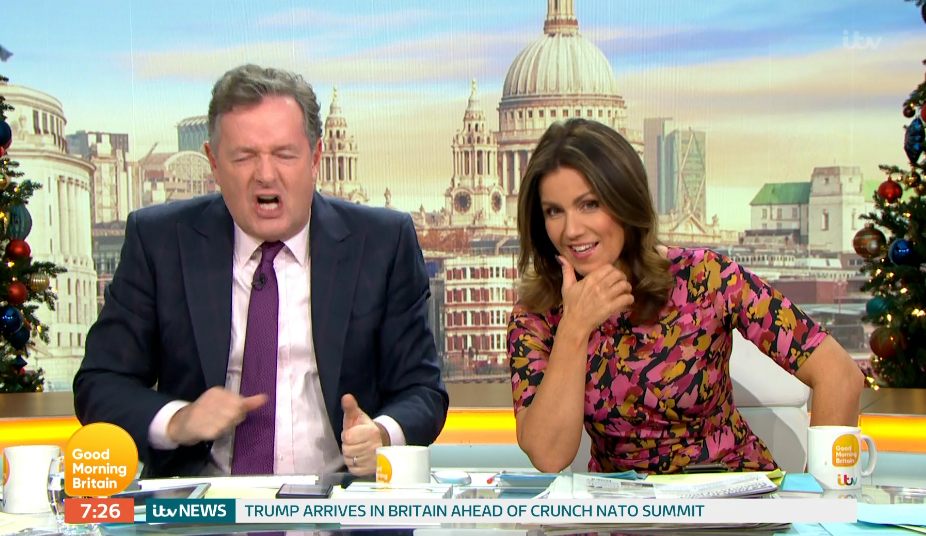  Good Morning Britain presenter Susanna Reid showed off her secret language skills on the ITV show