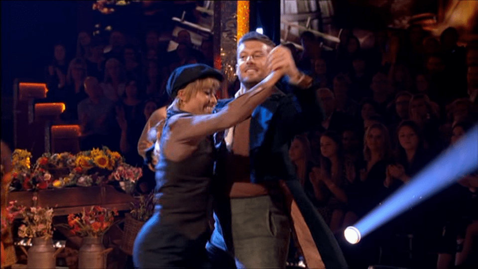  Chris and Karen danced again on tonight's show