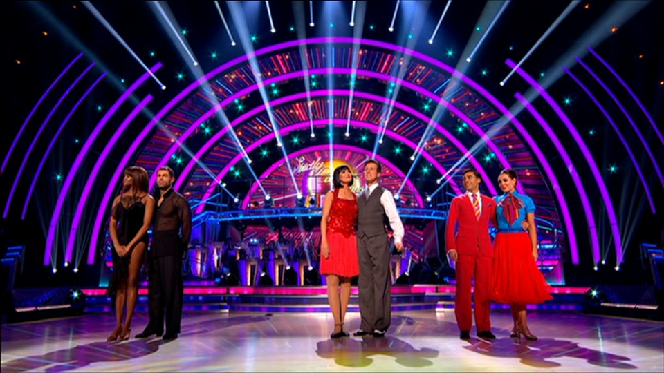 Kelvin Fletcher, Emma Barton and Karim Zeroual competed for the Glitterball trophy