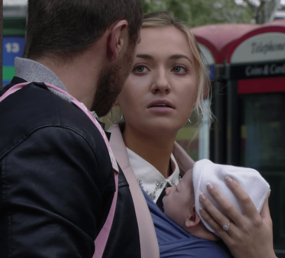  Louise agreed to flee Walford - and her furious dad Phil - with Keanu