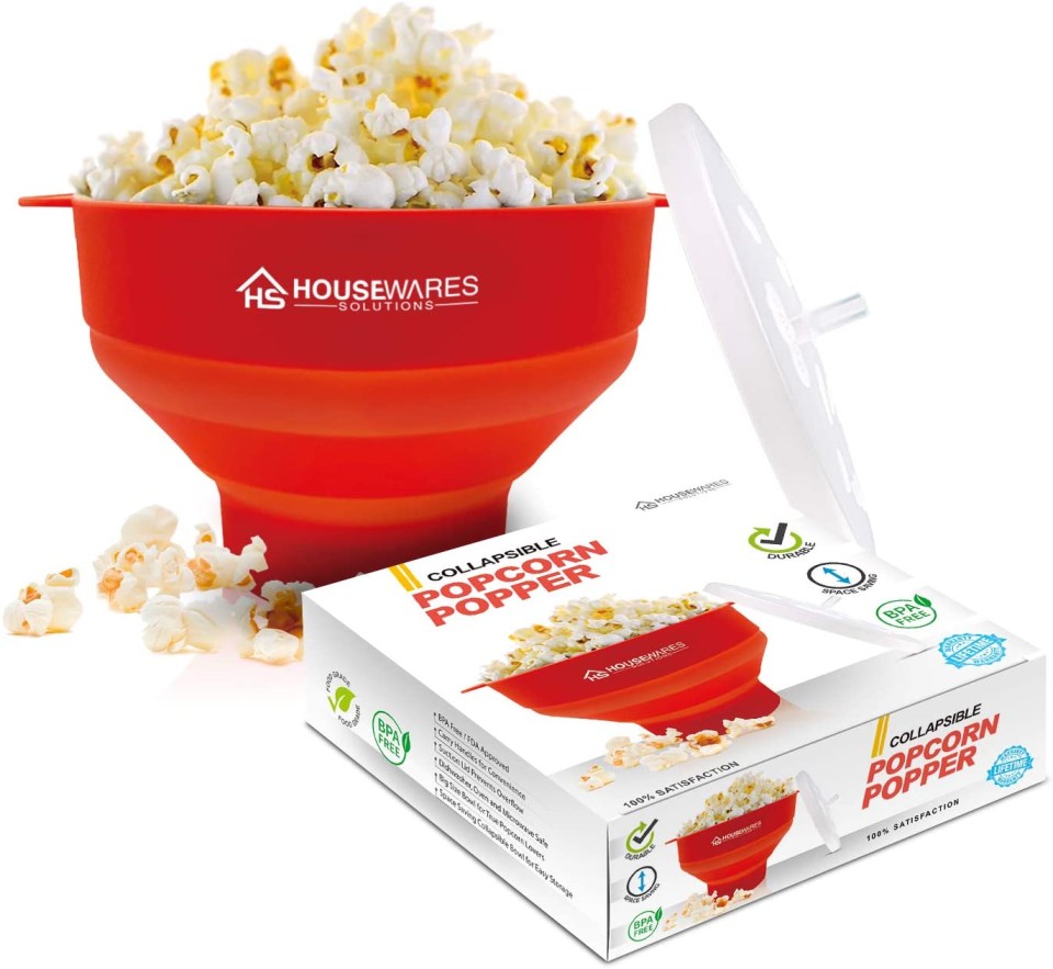 Simplicity is key to the success of this popcorn maker