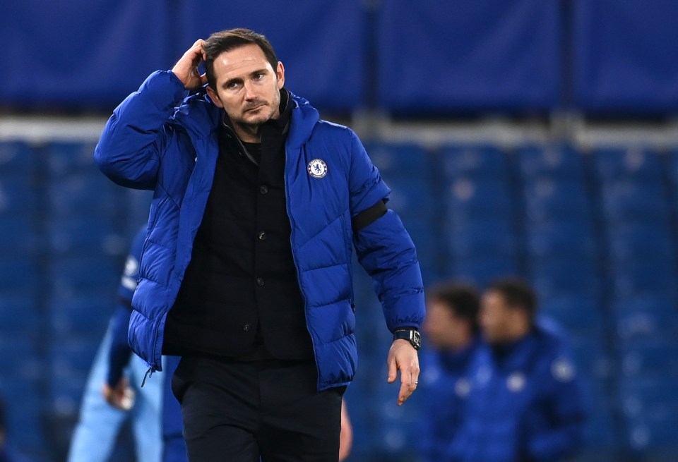  Frank Lampard is under increasing pressure at Chelsea