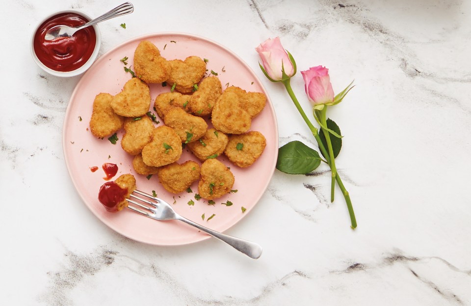  Aldi is selling breaded chicken "love nuggets" this Valentine's Day